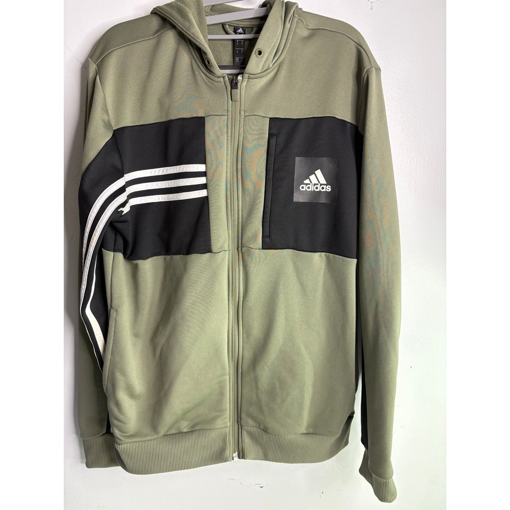 Adidas Aeroready Axis Tech Full-Zip Hoodie Jacket size medium